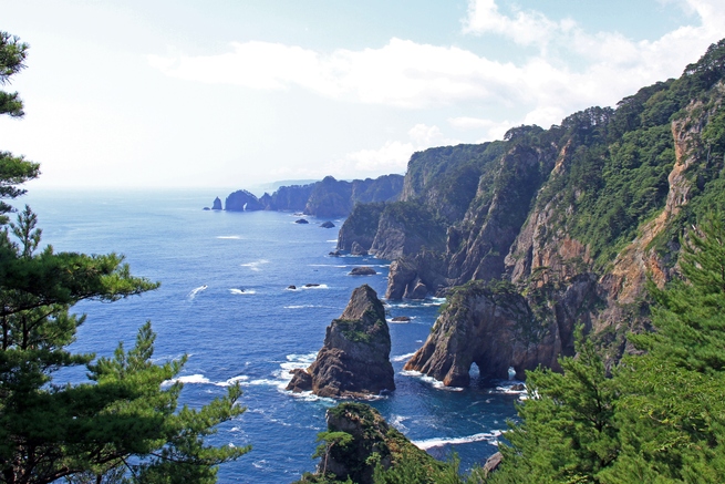 一生に一度は訪れたい海のアルプス・北山崎