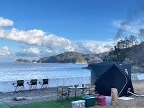 海でととのう！おおつち潮風テントサウナ体験